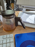 頂壺deskpot無(wú)桿磁吸飄逸杯泡茶壺茶水分離杯家用全玻璃內膽一鍵過(guò)濾泡茶神器 D21A-S 500ml 曬單實(shí)拍圖