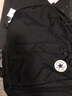 匡威（Converse）官方 Straight Edge男女休閑簡(jiǎn)約雙肩包書包10021138 10021138-A01/黑色 OSFA 曬單實(shí)拍圖