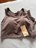 無印良品（MUJI） Walker 女式 易干 背心式文胸 內衣 BIH03A3S 中灰色 L /C75 曬單實拍圖