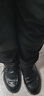 強(qiáng)人時(shí)尚商務(wù)休閑鞋通勤系帶皮鞋輕便透氣牛皮男鞋 JDA73213 黑色 40 曬單實(shí)拍圖