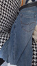 杰克·瓊斯（JACK&JONES）男裝夏季牛仔褲時(shí)尚百搭潮流直筒水洗貓須設(shè)計(jì)彈力面料225232099 E39中藍(lán)牛仔 常規(guī) 32 175 W32/L32 曬單實(shí)拍圖
