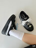 彪馬（PUMA）【厚底鞋】復古增高松糕鞋女花瓣休閑板鞋PLATFORM404157 黑色-白-銀色-02 38 曬單實(shí)拍圖