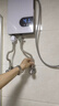 漢諾威（hannover）即熱式電熱水器 家電 小型即熱速熱家用恒溫沐浴洗澡薄款 DSC-MA5 白色-MA5 7KW（需4平方毫米銅芯線路） 曬單實(shí)拍圖