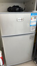 申花小冰箱雙門冷藏冷凍 家用小型迷你出租房宿舍小戶型雙開門電冰箱 一級能效省電 【58A118D-加厚款-銀】 曬單實拍圖