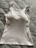 浪莎（LangSha）吊帶背心女士內(nèi)搭美背夏薄款背心女帶胸墊運動無袖打底長款外穿 曬單實拍圖