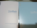 三木B5/60張 GOODLUCK撞色8孔活頁(yè)本筆記本 鎖扣開(kāi)合可拆卸不硌手高顏值學(xué)生 1071 藍(lán)色 曬單實(shí)拍圖