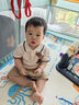 G.DUCKKIDS小黃鴨男童夏裝套裝2025夏季新款小童男寶寶時(shí)尚短袖條紋polo衫兩 原創(chuàng)熊套裝 80 cm 曬單實(shí)拍圖