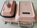 摩飛電器（Morphyrichards）多功能早餐機電餅鐺家用吐司機雙區(qū)料理三明治機MR9086 落櫻粉標配(帶三明治盤+小煎鍋) 曬單實拍圖