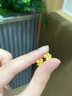 周六福幸運(yùn)四葉草足金999黃金耳釘女 計(jì)價(jià)A0912975 一對(duì) 約0.82g禮物 曬單實(shí)拍圖