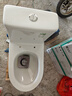 箭牌（ARROW）衛(wèi)浴靜音緩降馬桶小戶型坐便器節(jié)水家用噴射虹吸抗菌防臭馬桶T32 雙漩勁沖AEB12609 305坑距 曬單實拍圖