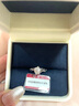 燮樂18K金鑲人工培育鉆石女戒指人造鉆石戒子 送老婆女友生日節(jié)日禮物 18K金培育鉆戒（天使之吻） IGI證書/50分（D/VVS） 曬單實拍圖