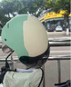 友柏新國標3C認證電動車盔女不壓發(fā)四季通用夏季電瓶2025新款防曬 綠色雙拼【高清短鏡】新國標3C 曬單實拍圖