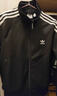 三葉草（Adidas）經(jīng)典款 三條紋刺繡logo休閑 翻領(lǐng) 短款 夾克 外套 女 JI7536 M 曬單實(shí)拍圖