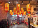 OEIN竹編油紙燈籠中式火鍋店裝飾燈籠港式茶餐廳仿古復古潮汕燈籠吊燈高30直徑20CM帶LED燈泡文字隨機發(fā) 曬單實(shí)拍圖
