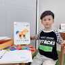 新彩匯德國(guó)拼圖3-6歲磁性大本七巧板幾何積木寶寶幼兒園益智力玩具男女 120片磁力積木（送畫筆+磁力板+參考書） 曬單實(shí)拍圖