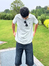增致牛仔（ZENGZHI）冰絲透氣牛仔褲男夏季薄款2025休閑百搭直筒七分褲男士中褲 曬單實(shí)拍圖