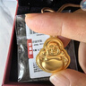 夢(mèng)金園七夕情人節(jié)黃金吊墜古法彌勒佛金珠足金編繩項(xiàng)鏈 送女友生日禮物 棕色編繩-約5.8g-克重多退少補(bǔ) 曬單實(shí)拍圖
