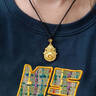 中國黃金（CHINA GOLD）黃金葫蘆吊墜足金999人生四美轉(zhuǎn)運四葉草項鏈七夕生日禮物送女友 【其他克重聯(lián)系客服】 曬單實拍圖