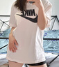 耐克（NIKE）官方艦店 女裝運(yùn)動(dòng)套裝夏新款休閑舒適透氣印花短袖T恤五分褲短褲 DX7907-100單件短袖 M 曬單實(shí)拍圖