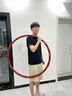 洽苒德國呼啦圈神器5斤成人男收腹加重專(zhuān)用不傷腰呼拉圈女瘦肚子健身 3斤_黑紅色-初學(xué)【無(wú)需組裝】 曬單實(shí)拍圖