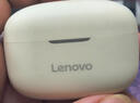 聯(lián)想（lenovo）真無線藍牙耳機 半入耳式耳機 藍牙5.4音樂運動游戲耳機 適用蘋果華為小米手機 TA100櫻花白 曬單實拍圖