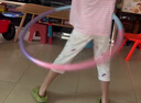 杜威克兒童呼啦圈幼兒園小學(xué)生初學(xué)者軟海綿表演圈 直徑70cm適合6-12歲 曬單實(shí)拍圖