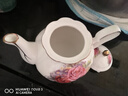 鵬柏福瑞高檔陶瓷茶壺整套 歐式陶瓷花茶壺咖啡壺現代單壺創(chuàng  )意田園風(fēng)水壺 英式可娜 401mL(含)-500mL(含) 曬單實(shí)拍圖