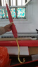 左都（ZUODU）新娘傘結(jié)婚男女紅傘長柄傘喜傘婚慶用傘嫁娶陪嫁大紅色傘加大定制 囍紅彎鉤 曬單實拍圖