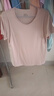 Mom Jane哺乳短袖t恤孕婦夏裝上衣莫代爾外出辣媽款夏季薄款打底產(chǎn)后喂奶 櫻花粉（升級奢密50S-固定罩杯） L （建議體重110-130斤） 曬單實(shí)拍圖