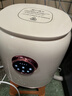 WIFER全自動迷你洗衣機內(nèi)衣內(nèi)褲洗衣機洗脫烘一體小型嬰兒洗衣機洗襪子神器宿舍洗襪機小洗衣機帶脫水 米色【烘干+殺菌除螨+全自動洗脫烘】 266*267*310mm 曬單實拍圖