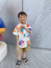 G.DUCKKIDS男童夏裝套裝2025新款洋氣寶寶夏季運(yùn)動(dòng)上衣短袖中小兒童兩件套潮 熱售圖片色 110 cm 建議年齡4-5歲 曬單實(shí)拍圖