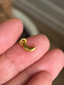 金小貅黃金吊墜古法錘紋隕石星星愛心轉(zhuǎn)運(yùn)珠足金鑲嵌小滴溜DIY女款搭配 0.85g,月亮吊墜-多退少補(bǔ) 曬單實(shí)拍圖