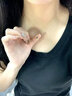 中國黃金（CHINA GOLD）黃金項鏈女足金莫比烏斯環(huán)羽你相伴吊墜七夕情人節(jié)生日禮物送女友 羽你相伴吊墜 約1.4g【贈銀鏈】 曬單實拍圖