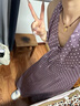 妙奕嘉紫色掛脖連衣裙裙子女夏季2025新款海邊沙灘吊帶長裙新中式高級(jí)感 紫色波點(diǎn)露背掛脖包臀連衣裙 L 【建議80-115斤】 曬單實(shí)拍圖