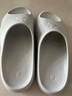 卡爾美（KELME）拖鞋男戶外健身運(yùn)動(dòng)拖鞋沙灘厚底情侶時(shí)尚涼拖 淺灰 42 曬單實(shí)拍圖