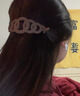 兩世歡發(fā)卡一字扭夾女2025新款后腦勺盤發(fā)夾子發(fā)卡頭飾鯊魚夾安全替代品 咖色 曬單實拍圖
