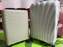 新秀麗（Samsonite）經(jīng)典貝殼拉桿箱男女超輕盈旅行行李箱升級版 白色 CS2 30英寸 曬單實(shí)拍圖
