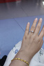 周梵生人工培育鉆石戒指女18K金六爪人造鉆戒一1克拉結(jié)婚女戒 七夕送禮 培育鉆 D色 VVS凈度 3EX切工 80分 曬單實拍圖