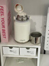 私家良品保溫杯嬰幼兒外出便攜式戶(hù)外沖泡奶粉316不銹鋼72小時(shí)長(cháng)效恒溫壺 白色850ml【保溫48H+泡奶專(zhuān)用】 曬單實(shí)拍圖