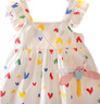 G.duck女寶寶連衣裙2025夏裝夏季新款韓版洋氣吊帶裙子純棉0-2歲1背心裙 愛(ài)心蜻蜓挎包裙 73 cm 建議年齡6-9個(gè)月 曬單實(shí)拍圖