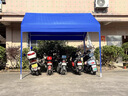 戶外防曬移動(dòng)車棚家用汽車遮陽(yáng)雨棚移動(dòng)防雨擺攤帳篷車蓬簡(jiǎn)易車庫(kù) 長(zhǎng)4M*寬3M米白 曬單實(shí)拍圖