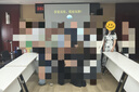 顏域水墨印花垂墜感連衣裙女裝2024新款夏季收腰顯瘦短袖圓領(lǐng)裙子 黑白花 M/38 曬單實(shí)拍圖