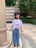 千丫丫庫洛米女童短袖t恤夏季2025新款潮亮片變色衣服可變圖案兒童夏裝 白色 庫洛米/玉桂狗A款（亮片） 140 cm 曬單實拍圖