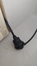 CABLE CREATIONDZ435 新國(guó)標(biāo)10A電源延長(zhǎng)線三插頭彎頭空調(diào)冰箱洗衣機(jī)熱水器飲水機(jī)三芯孔插線板排插連接加長(zhǎng)線1米 曬單實(shí)拍圖