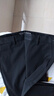 利郎青年商務(wù)裝【四面彈力】休閑褲男肌理TR薄絨通勤長褲Q4DXK601 黑色 34 (175/86A) 曬單實拍圖