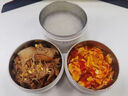 蘇泊爾（SUPOR）保溫飯盒上班族316L不銹鋼大容量多層餐盒超長保溫學(xué)生分層便當(dāng)盒 沙漠金-316L不銹鋼食盒3層2.3L 曬單實(shí)拍圖