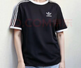 阿迪達(dá)斯（adidas）三葉草男裝女裝 2025夏季新款時尚情侶圓領(lǐng)短袖T恤修身休閑運(yùn)動服 JN7018/藍(lán)色全棉/男女同款 L 曬單實(shí)拍圖