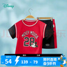 迪士尼寶寶（Disney Baby）童裝男童短袖套裝米奇球服運動(dòng)套裝舒適透氣24年夏新品 大紅 140 曬單實(shí)拍圖