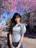 鳳蝶兒連衣裙子女夏季2025新款韓系氛圍感法式溫柔風(fēng)穿搭女套裝氣質(zhì)顯瘦 上衣+裙子 S 曬單實拍圖