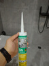 瓦克（WACKER） DA防霉玻璃膠廚衛(wèi)密封膠防水美容膠中性硅膠馬桶封邊膠 白色2支 曬單實(shí)拍圖